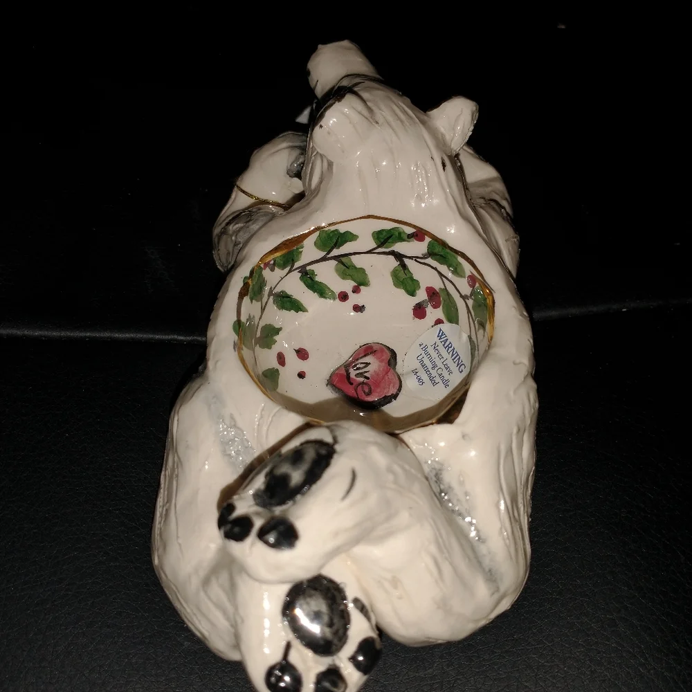 Blue Sky candle holder polar bear - Picture 5 of 6
